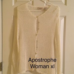 Bottom down knitted blouse